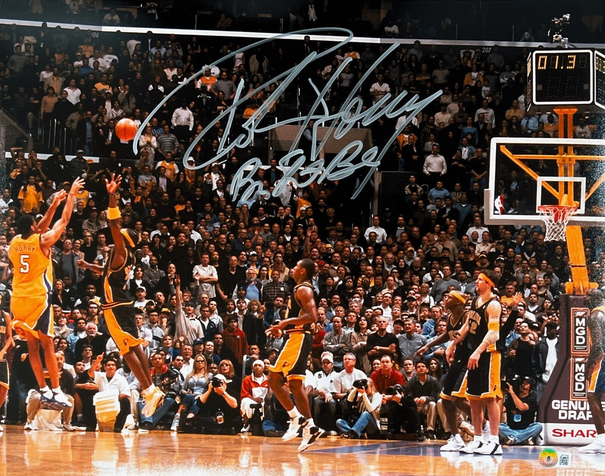 Robert Horry Signed Auto 16x20 Photo Big Shot Bob Beckett Witness BAS COA Lakers