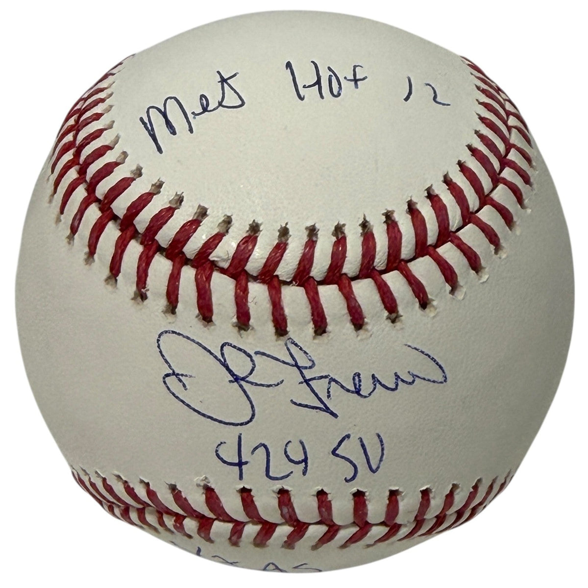 John Franco Signed Autographed ROMLB Baseball w/ 3 Insc JSA Witness COA