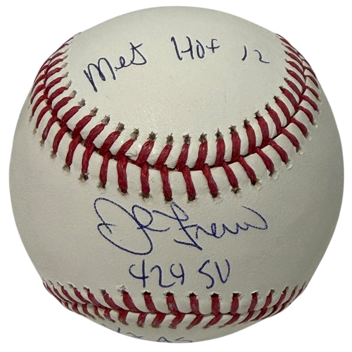 John Franco Signed Autographed ROMLB Baseball w/ 3 Insc JSA Witness COA