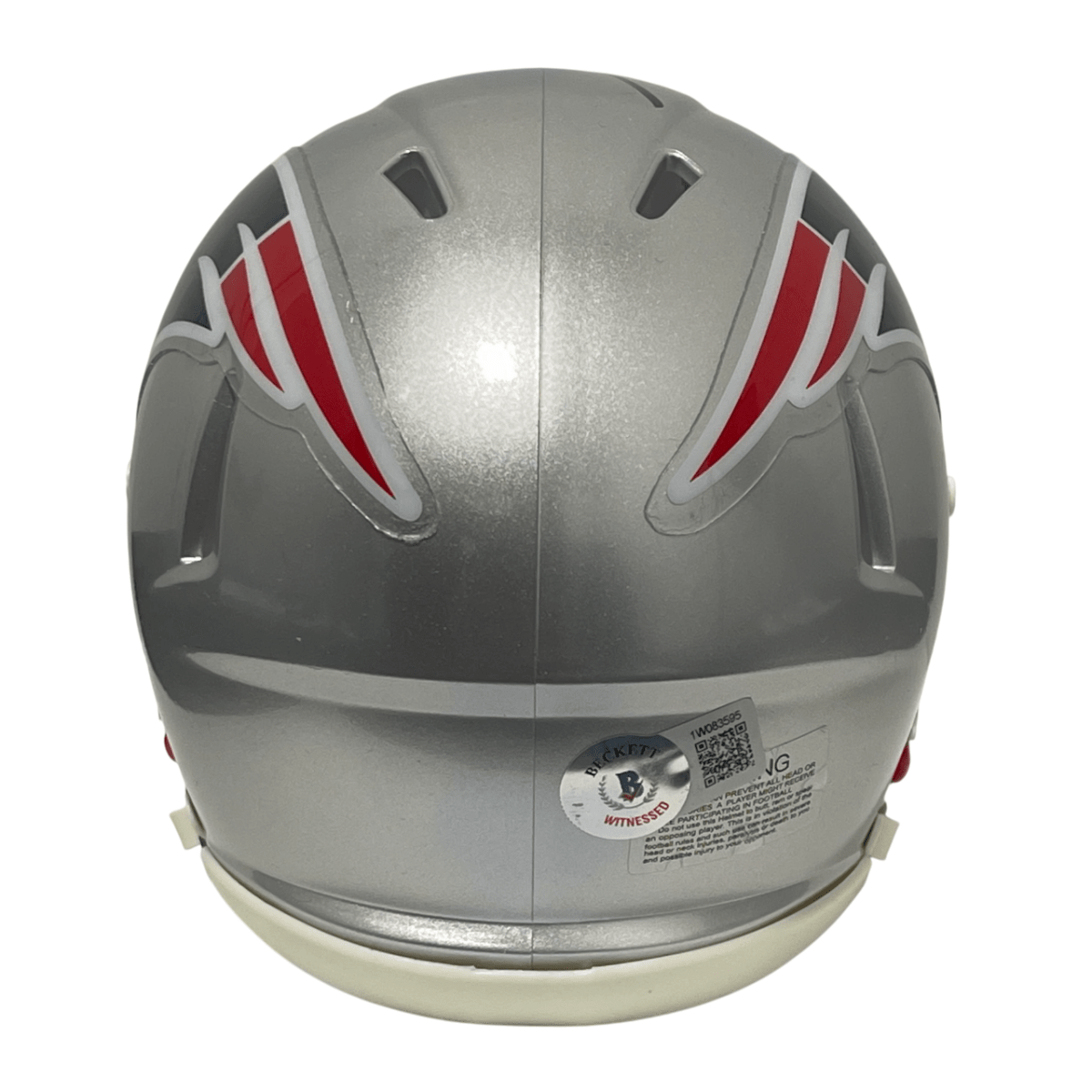 Matthew Slater Signed Patriots Speed Mini Helmet 3x SB Champs Beckett W BAS COA