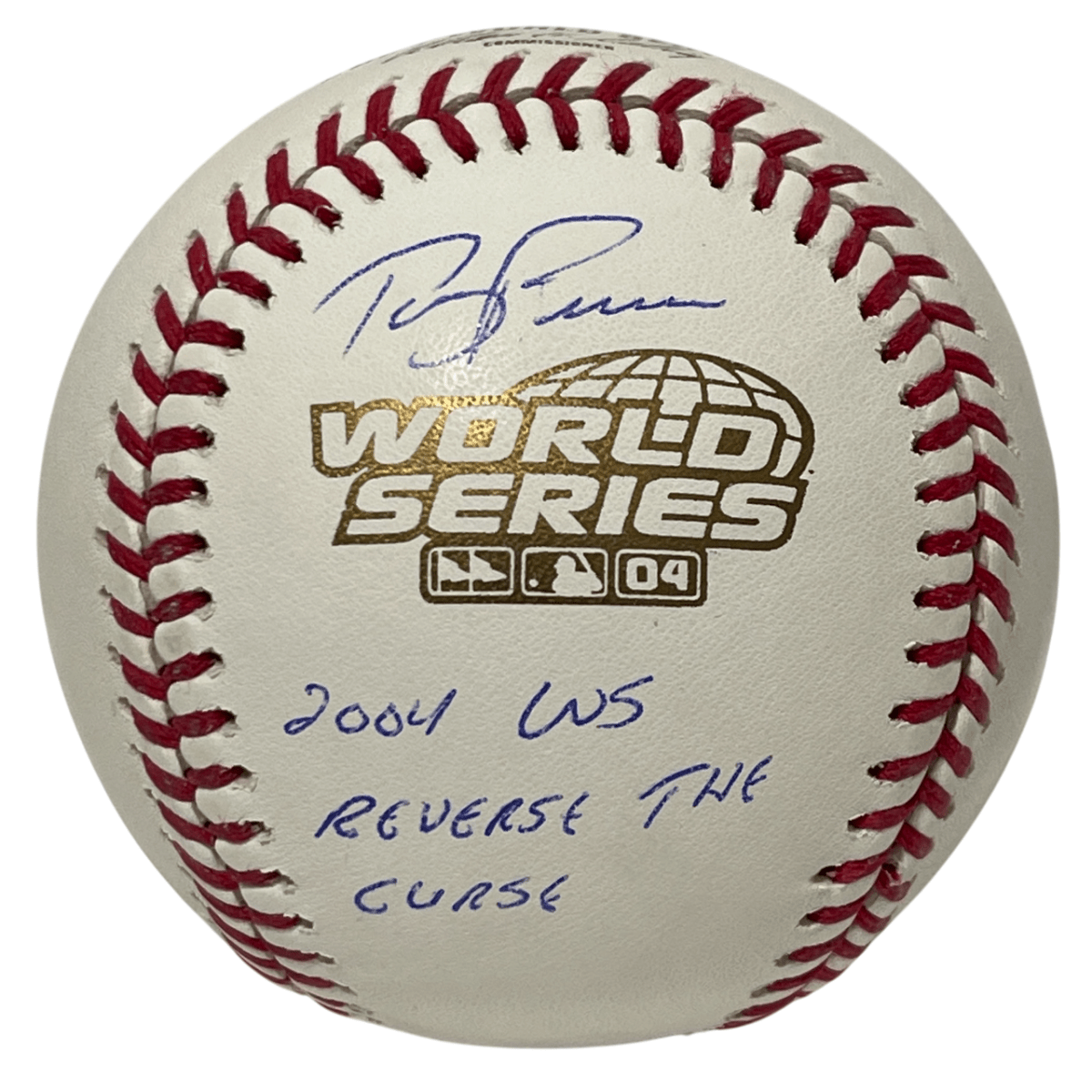 Terry Francona Signed Auto 2004 WS ROMLB Baseball w/ 2 Ins JSA COA Red Sox