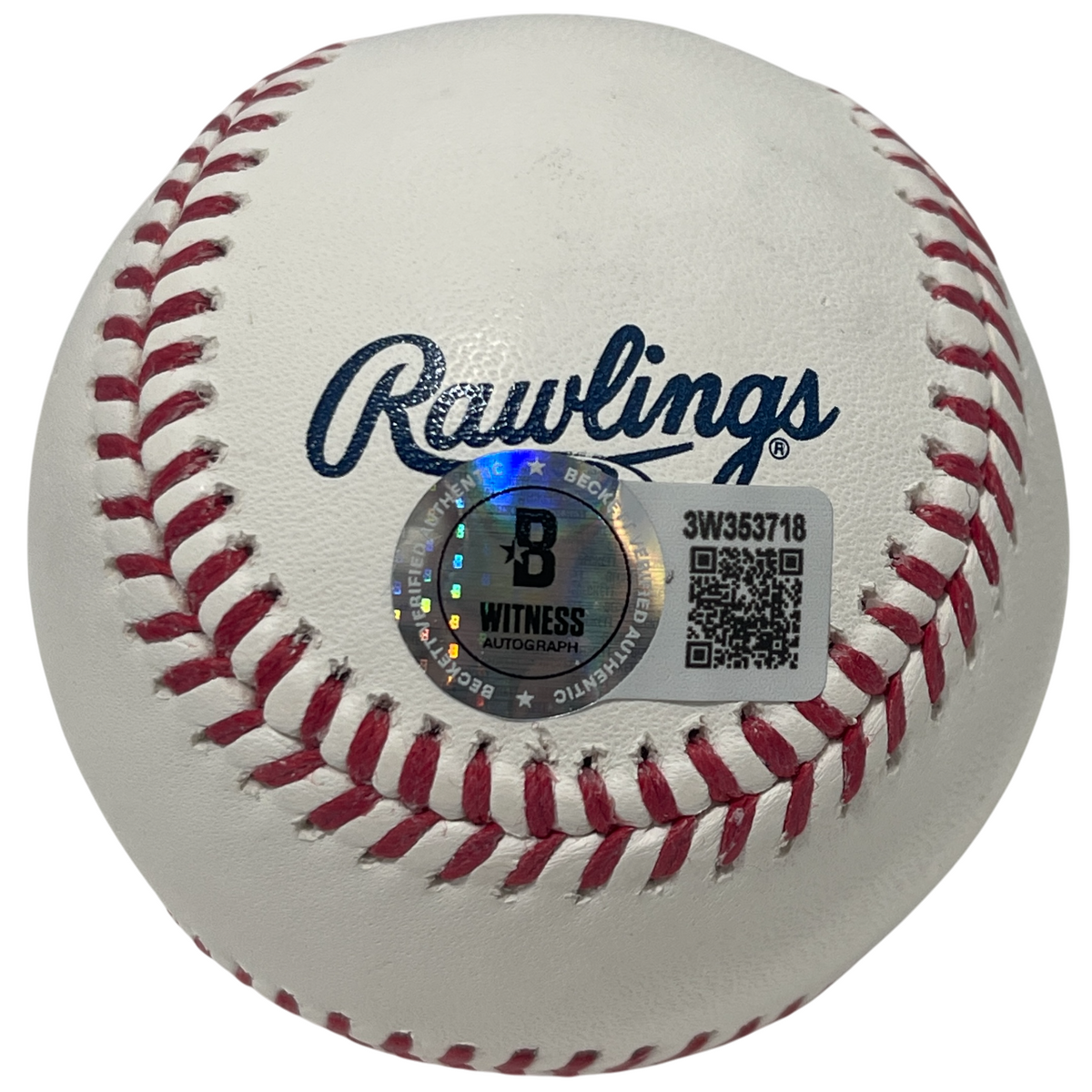 Rollie Fingers Signed Rawlings HOF Baseball w/ 3 Insc Beckett Witness BAS COA
