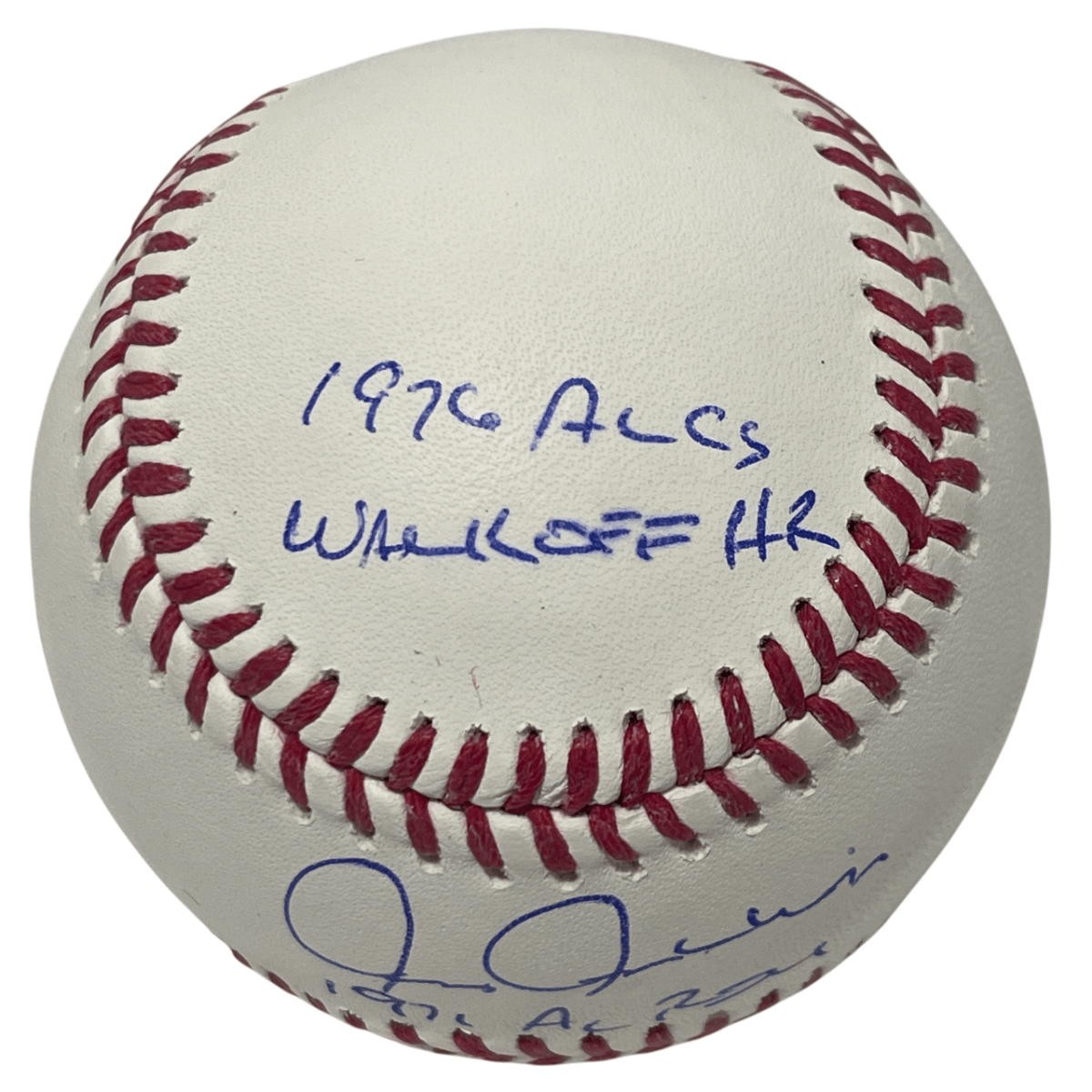 Chris Chambliss Signed Auto ROMLB Baseball w/ ROY + WSC + ALCS HR JSA WIT COA