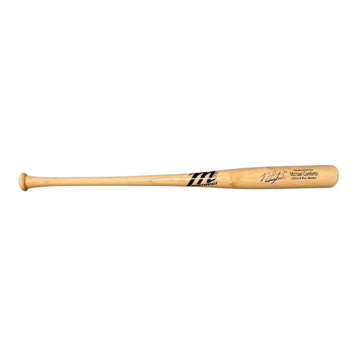 Michael Conforto Signed Game Model Marucci Bat CU26-2 Pro JSA COA Mets Cubs