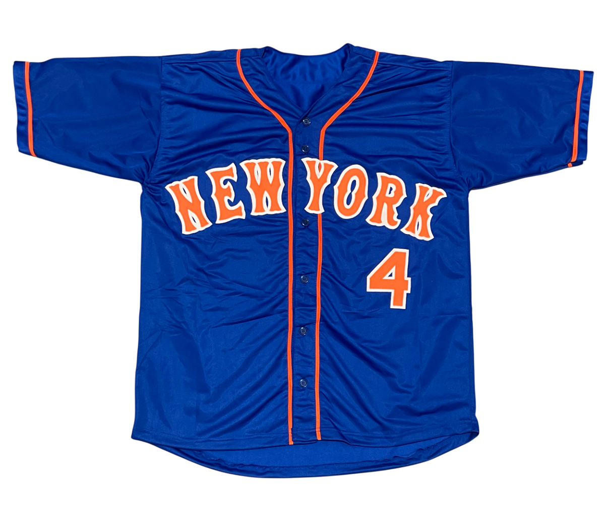 Robin Ventura Signed New York Mets Custom Jersey Beckett Witness BAS COA