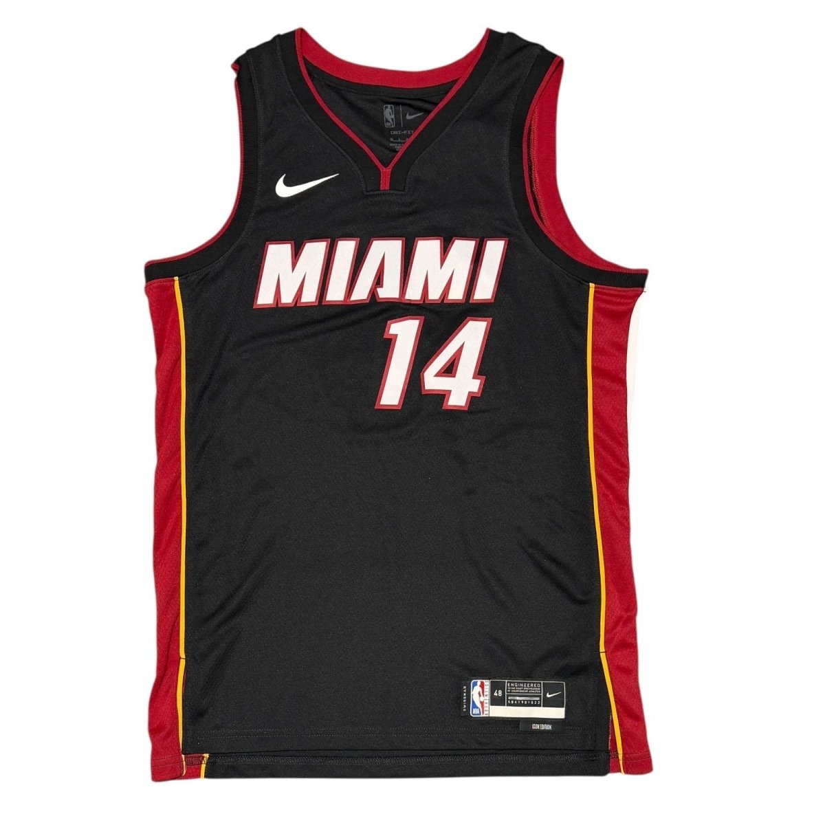 Tyler Herro Signed Autographed Miami Heat Nike Jersey Beckett Witness BAS COA