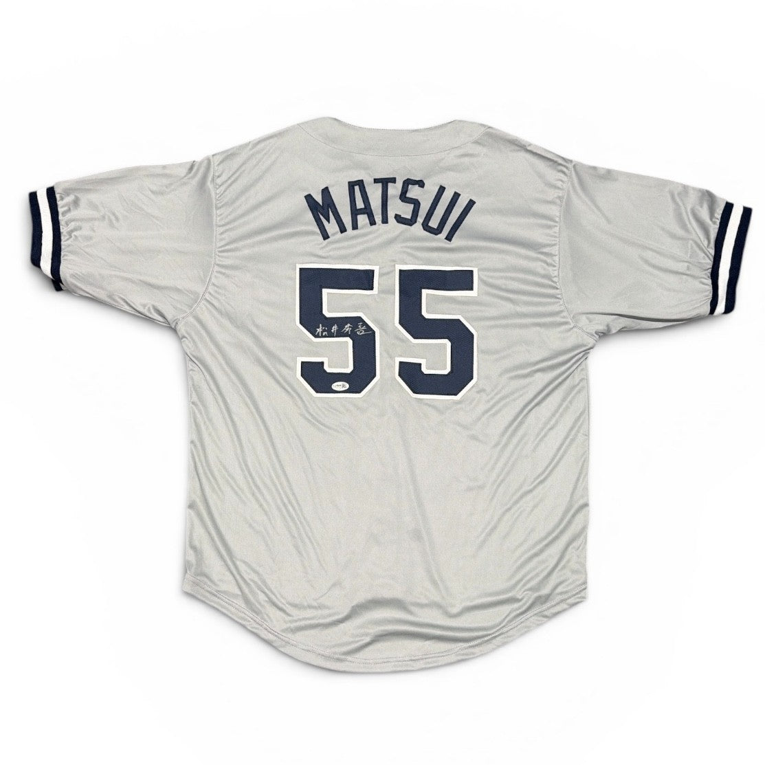 Hideki Matsui Kanji Signed Autographed New York Yankees Custom Jersey JSA COA
