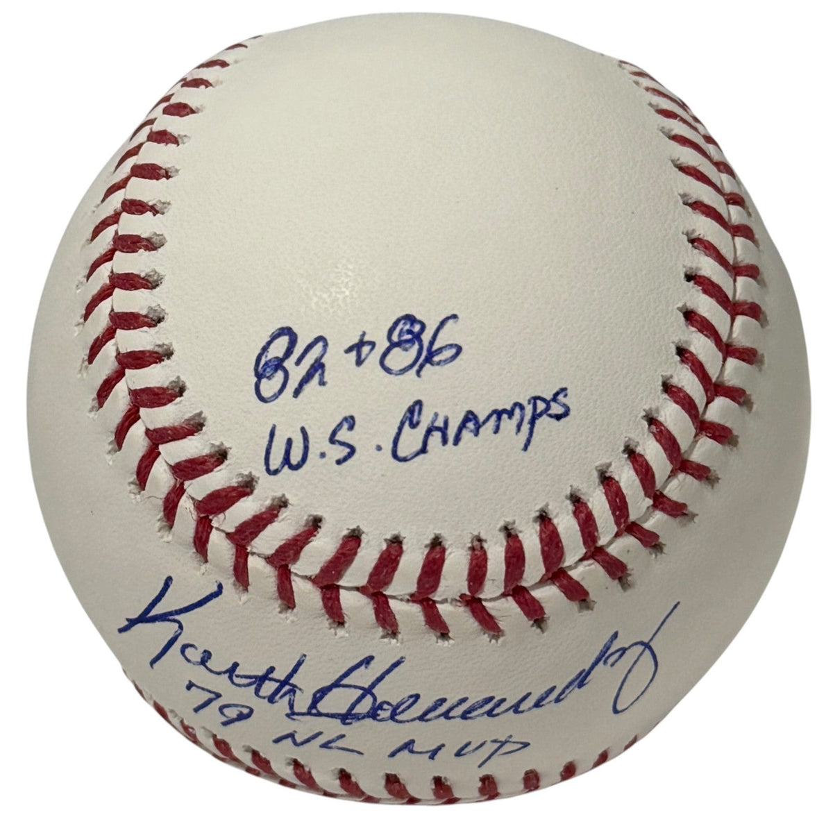 Keith Hernandez Signed Autographed ROMLB Baseball w/ 4 Stat Inscs JSA COA Mets