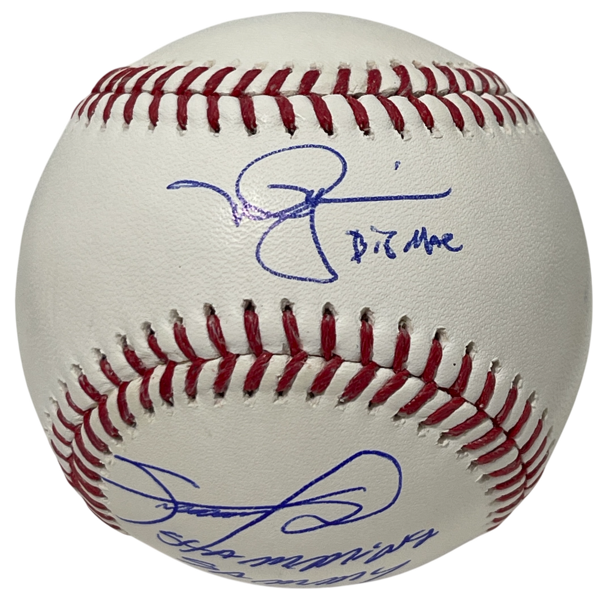 Sammy Sosa &amp; Mark McGwire Dual Signed ROMLB Baseball w/ 2 Insc Beckett W BAS COA