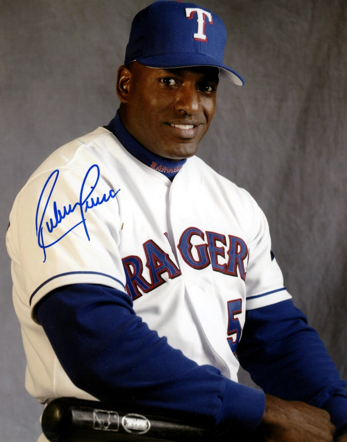 Ruben Sierra Signed Autographed Texas Rangers 8x10 Photo LSCM COA #3