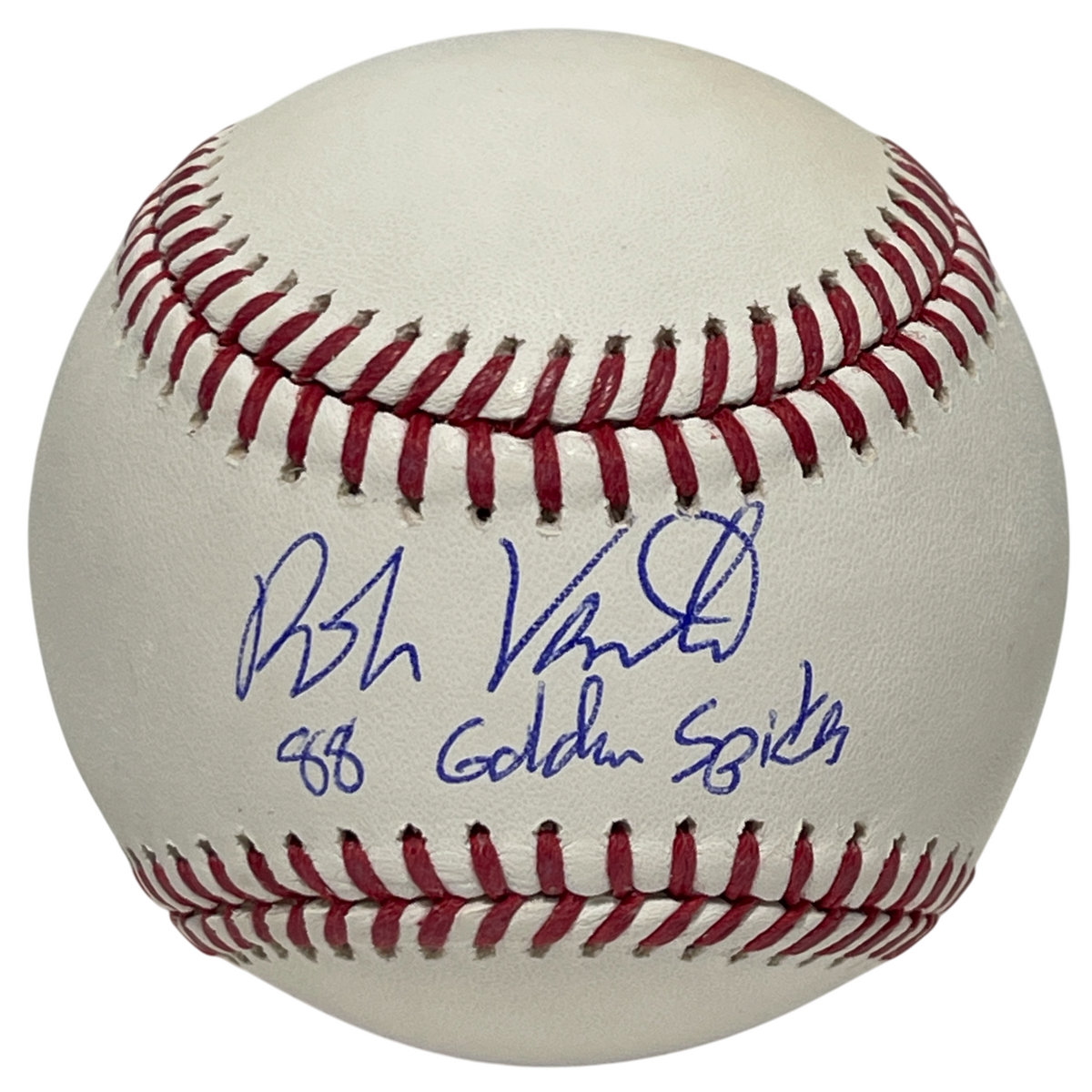 Robin Ventura Signed ROMLB Baseball w/ 88 Golden Spikes Beckett Witness BAS COA