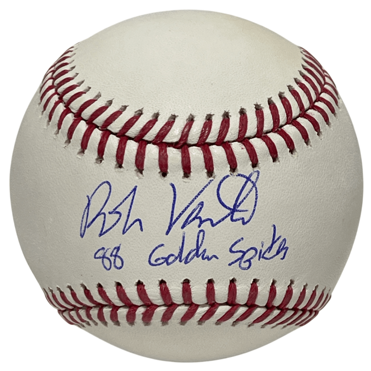 Robin Ventura Signed ROMLB Baseball w/ 88 Golden Spikes Beckett Witness BAS COA