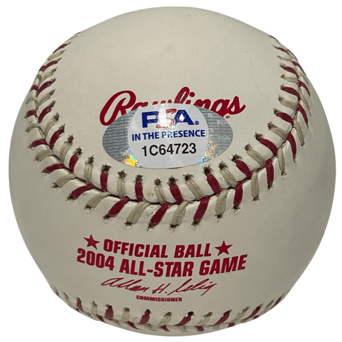 Vladimir Guerrero Sr Signed 2004 All Star ROMLB Baseball w/ 04 AL MVP PSA COA