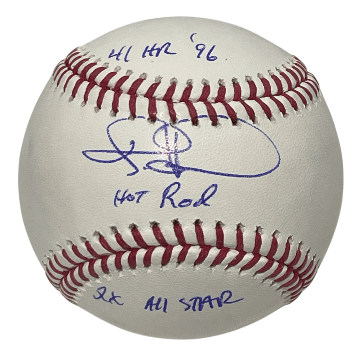 Todd Hundley Signed ROMLB Baseball w/ 3 Insc Beckett Witness BAS COA