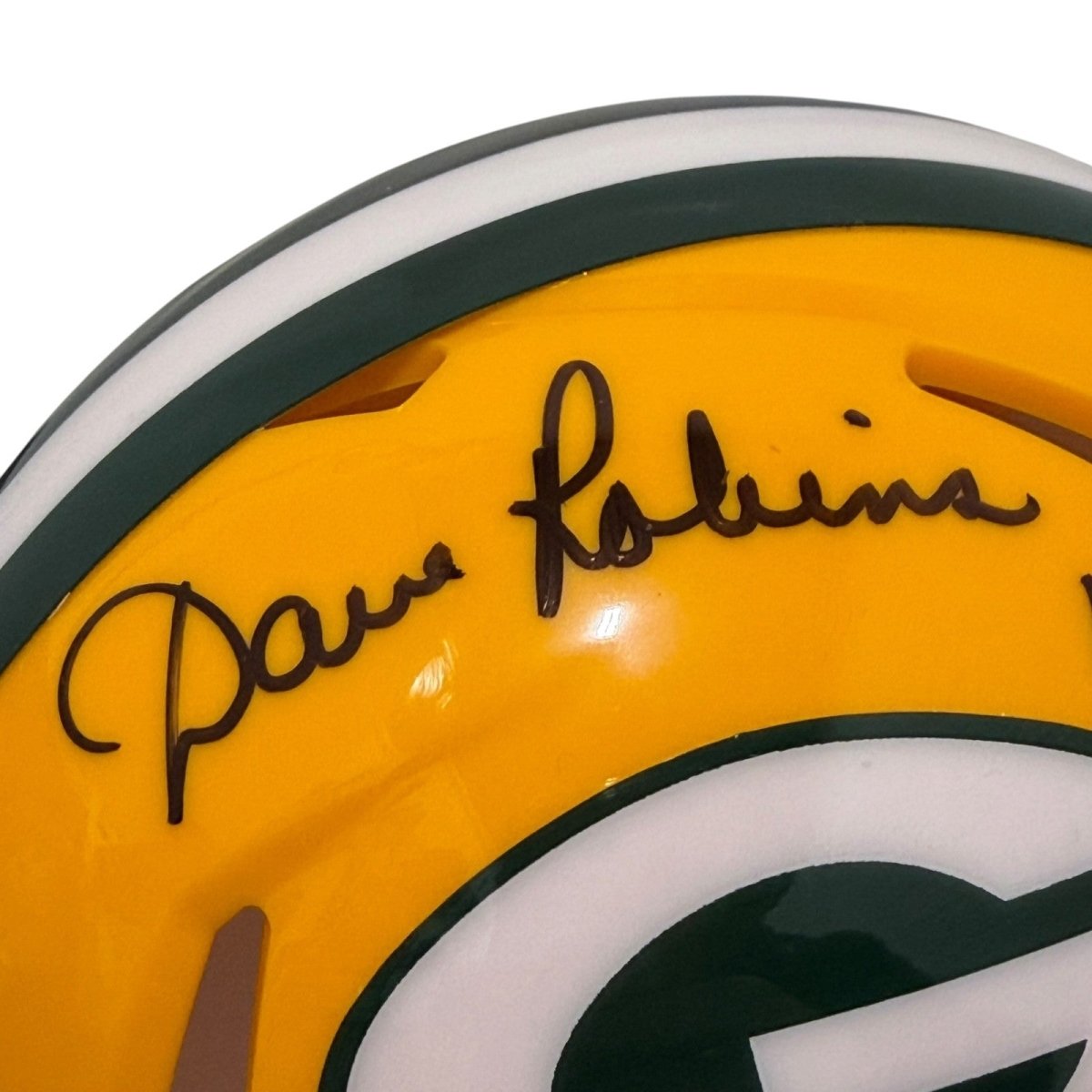 Dave Robinson Signed Green Bay Packers TB Mini Helmet w/ HOF 13 JSA Witness COA