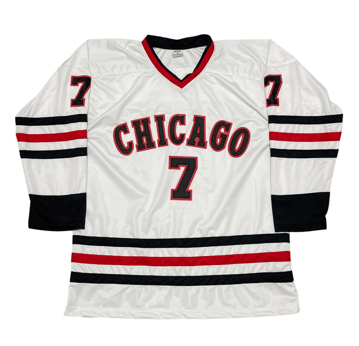 Chris Chelios Signed Chicago Custom Jersey w/ HOF 2013 Beckett Witness BAS COA