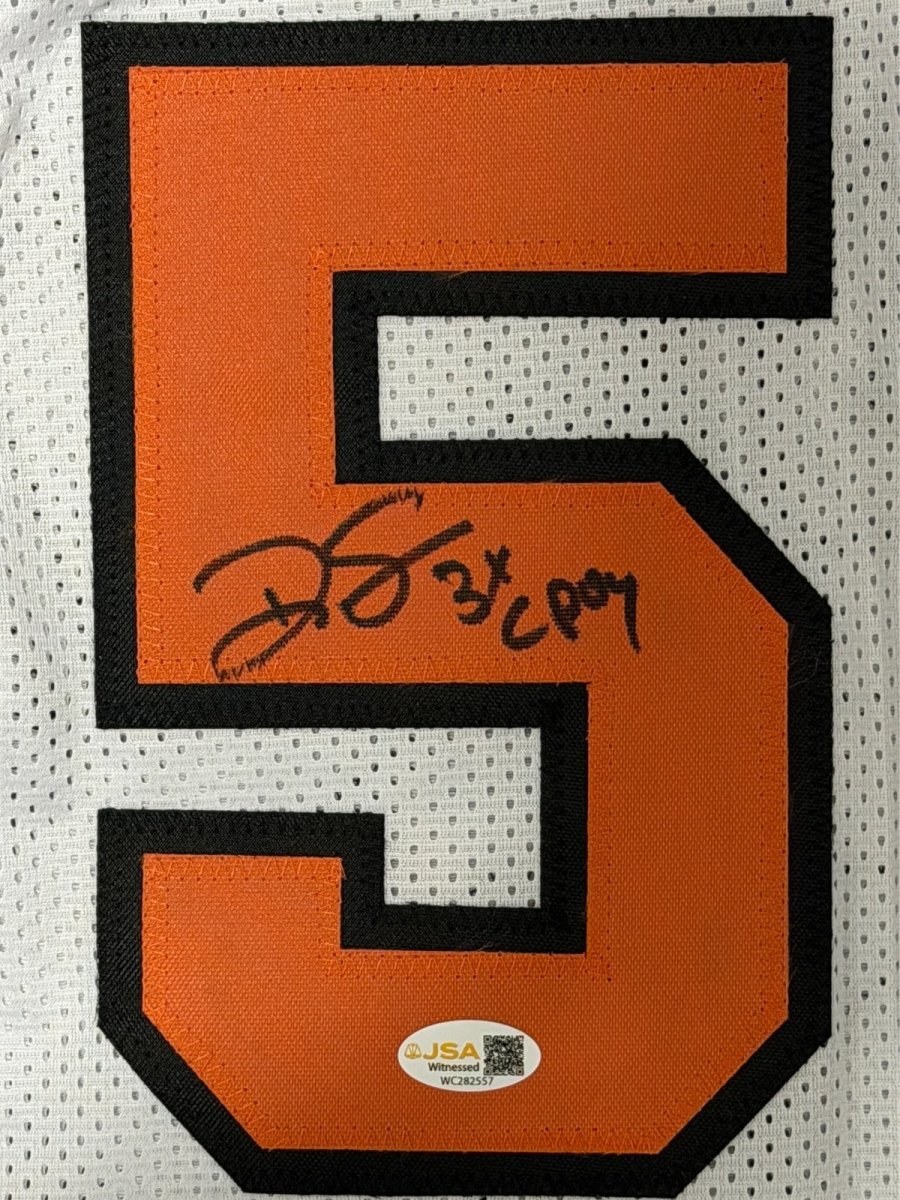 Ralph Sampson Signed Virginia Cavaliers Custom Jersey w/ 3x CPOY JSA Witness COA
