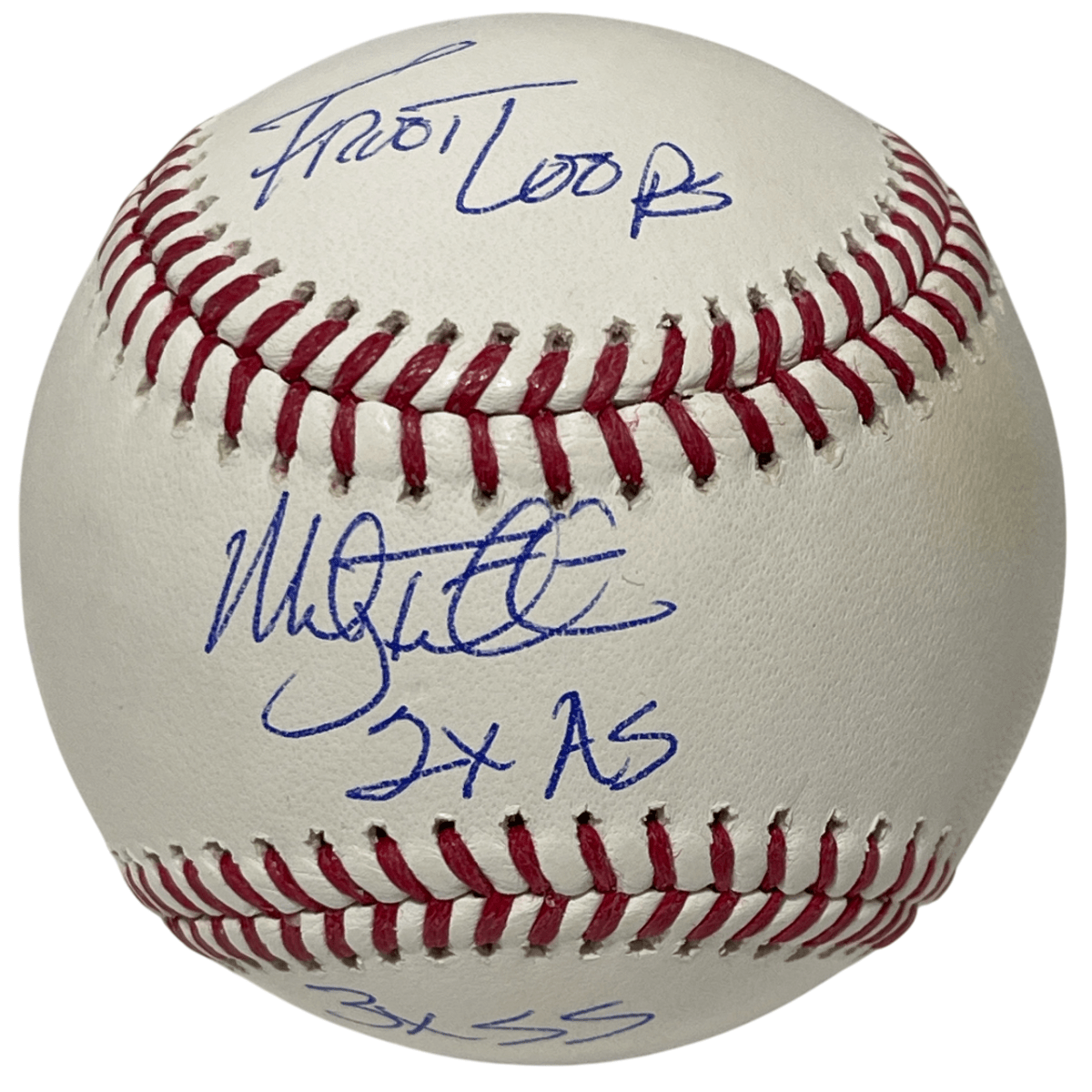 Mickey Tettleton Signed ROMLB Baseball w/ 3 Insc Beckett Wit BAS COA Tigers