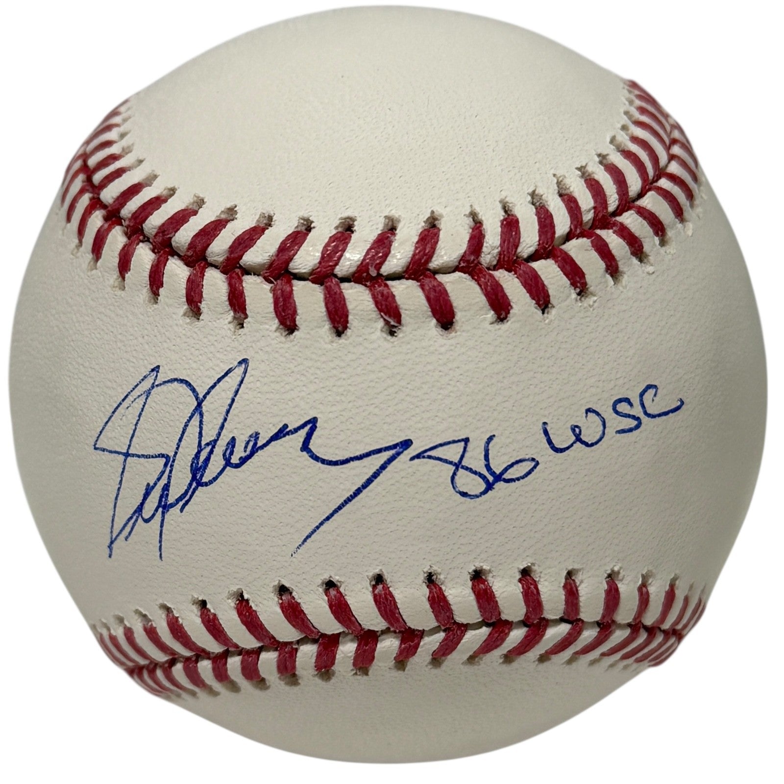 Sid Fernandez Signed Autographed ROMLB Baseball w/ 86 WSC JSA Witness COA