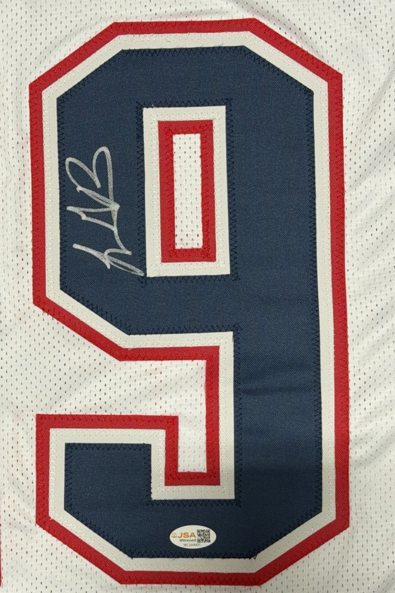 LeGarrette Blount Signed New England Patriots Custom Jersey JSA Witness COA