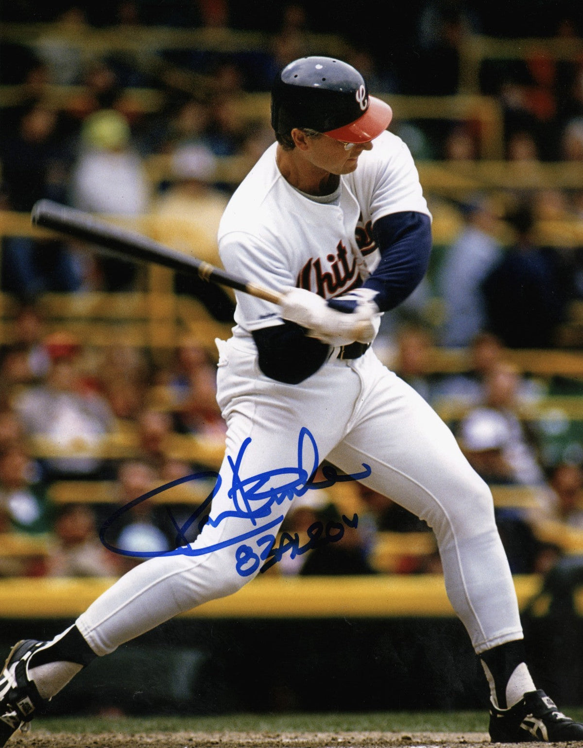 Ron Kittle Signed Autographed Chicago White Sox 8x10 Photo w/ 83 AL ROY LSCM COA