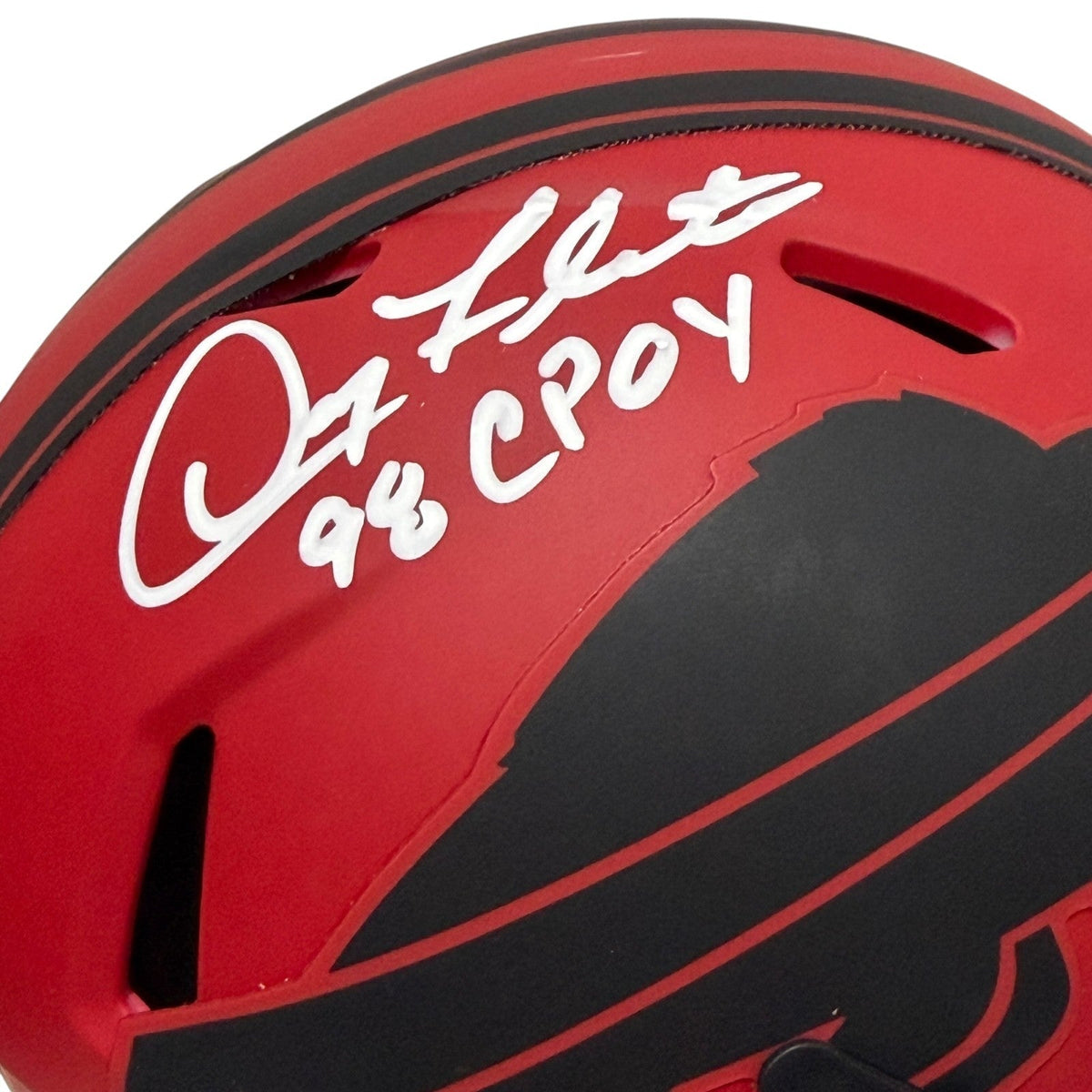 Doug Flutie Signed Buffalo Bills Rave Mini Helmet w/ 98 CPOY JSA Witness COA