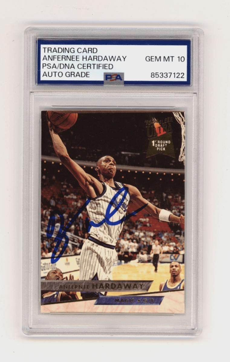 Anfernee Hardaway 1993-94 Fleer Ultra #305 Signed Rookie RC PSA 10 Auto Magic