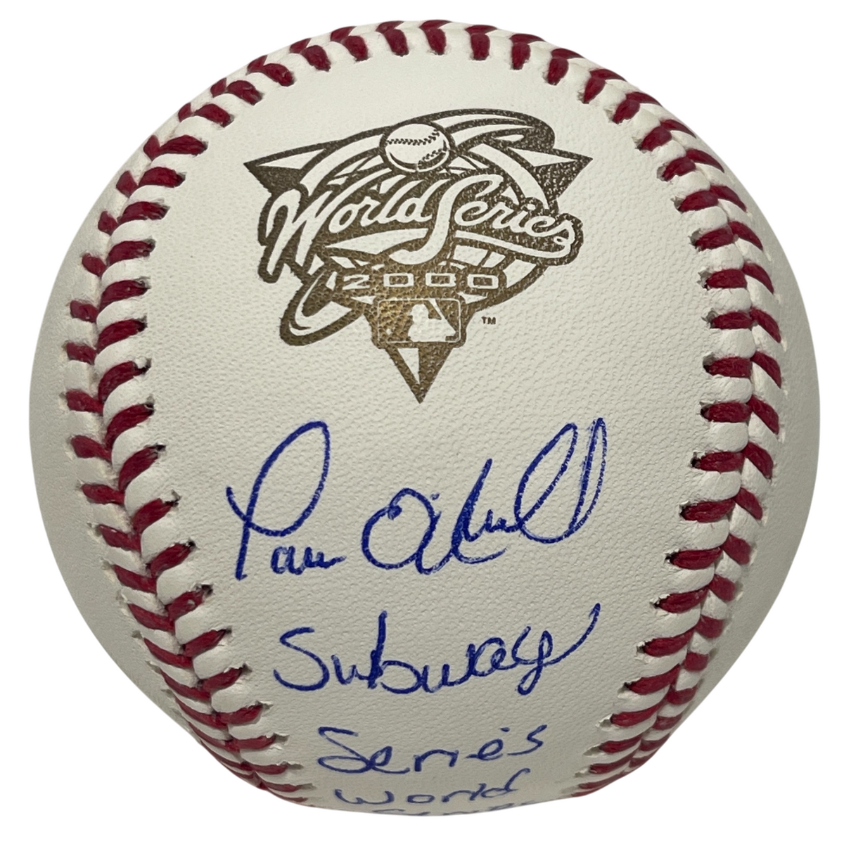 Paul O'Neill Signed 2000 WS ROMLB Baseball w/ Subway Beckett BAS COA A