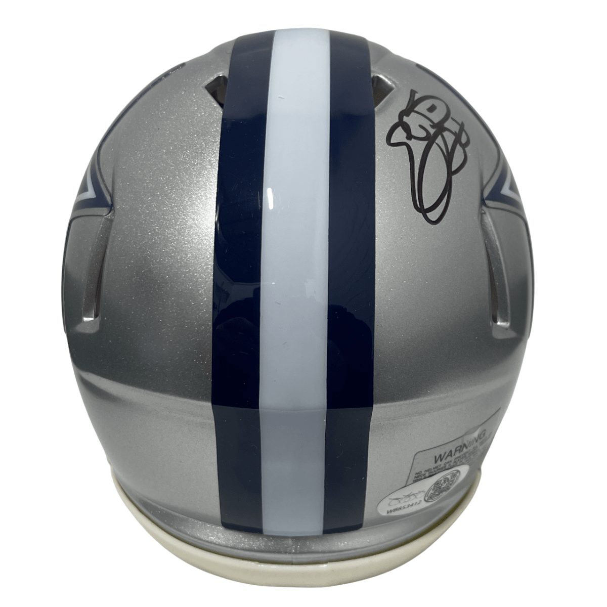 Emmitt Smith Signed Autographed Dallas Cowboys Speed Mini Helmet JSA COA