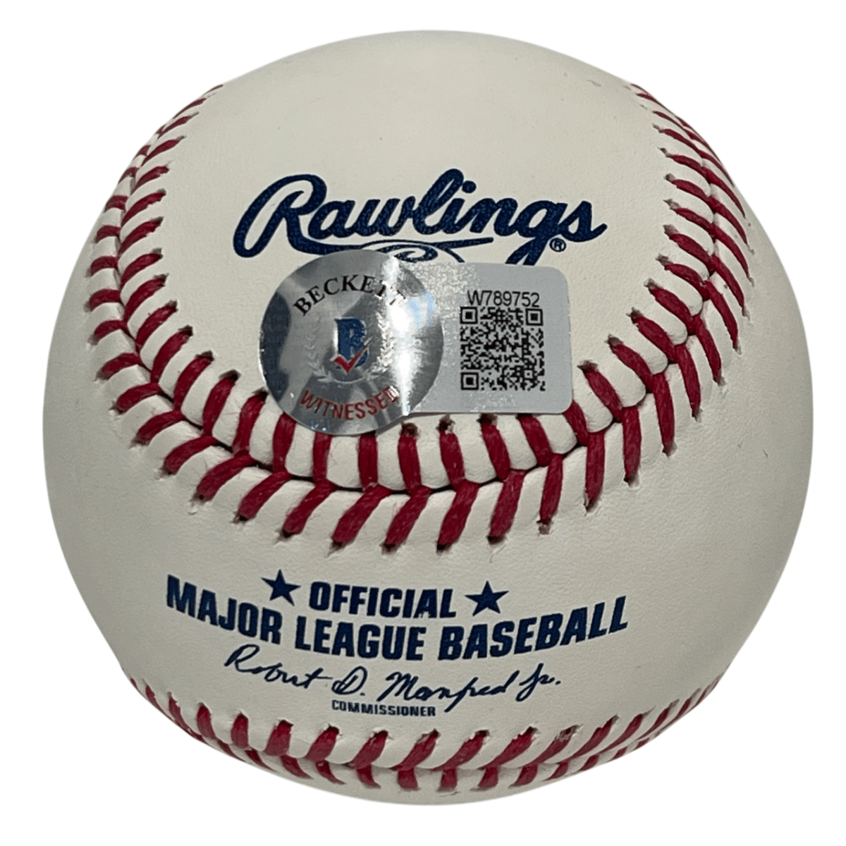 Kevin Parada Signed ROMLB Baseball w/ '22 1st Rd Pick Beckett BAS COA Mets