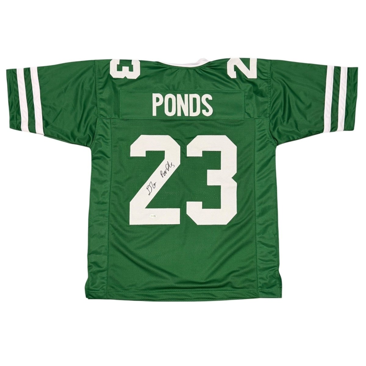 D'Angelo Ponds Signed Autographed New York Jets Custom Jersey JSA Witness COA