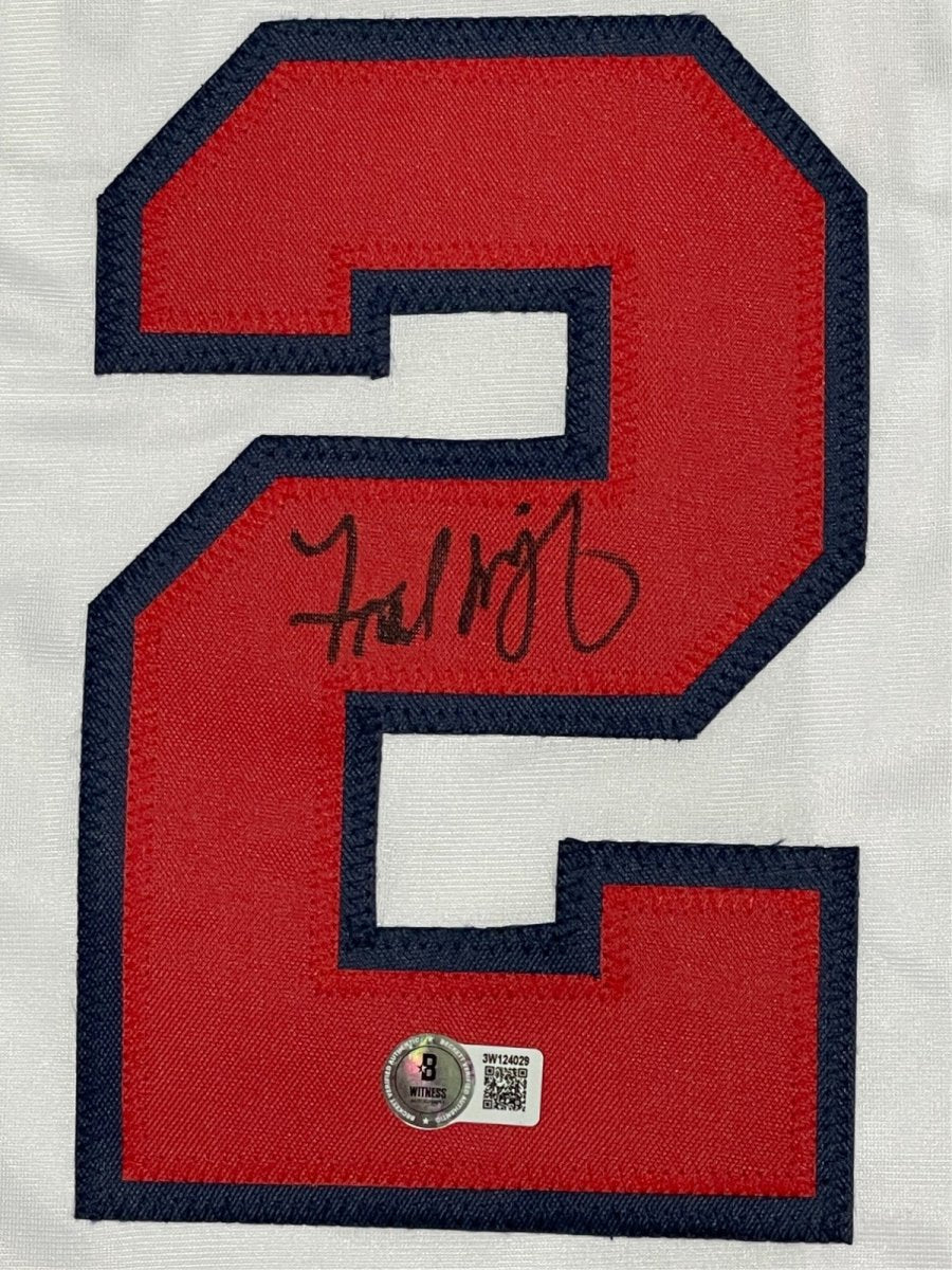 Fred McGriff Signed Atlanta Braves Custom Jersey Beckett Witness BAS COA