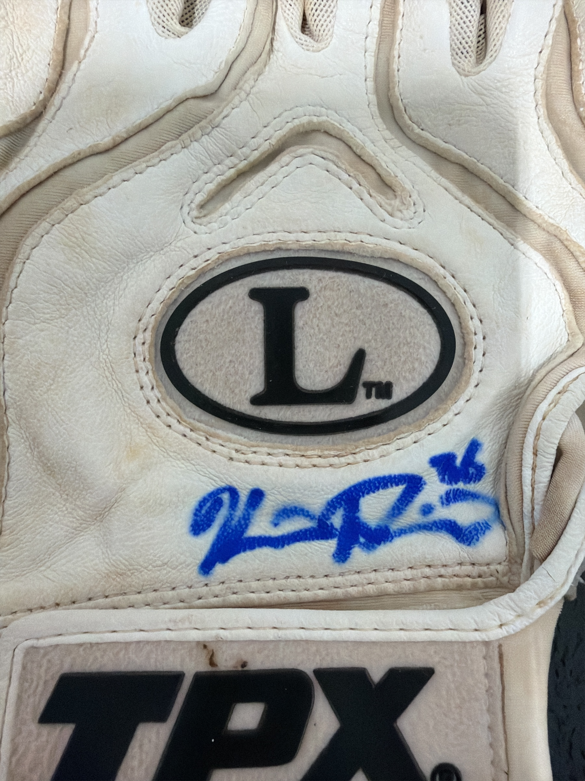 Kevin Plawecki Signed Game Used GU Batting Gloves TPX New York Mets LSCM COA