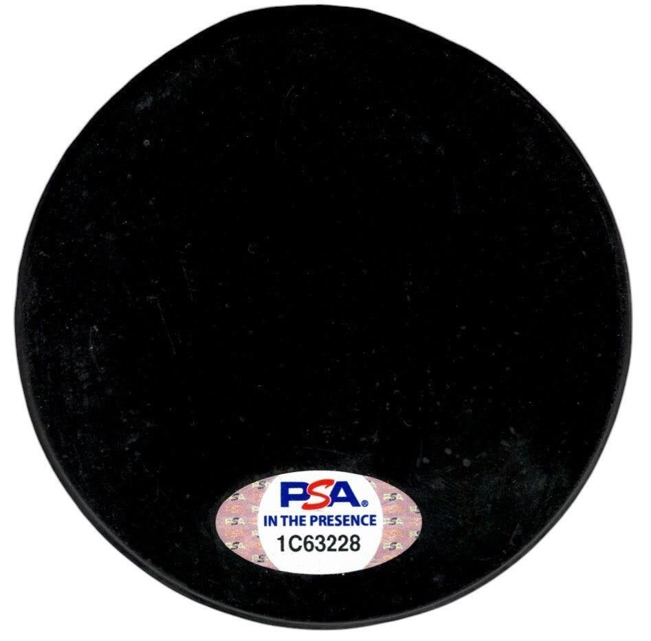Billy Smith Signed NHL Hall of Fame Induction Puck w/ HOF 93 PSA ITP COA