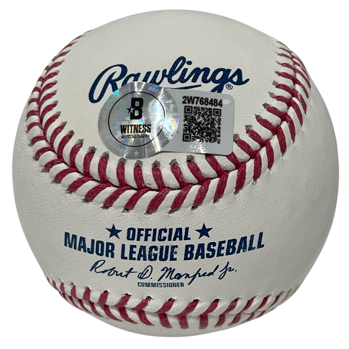 Moises Alou Signed ROMLB Baseball Beckett Witness BAS COA Chicago Cubs