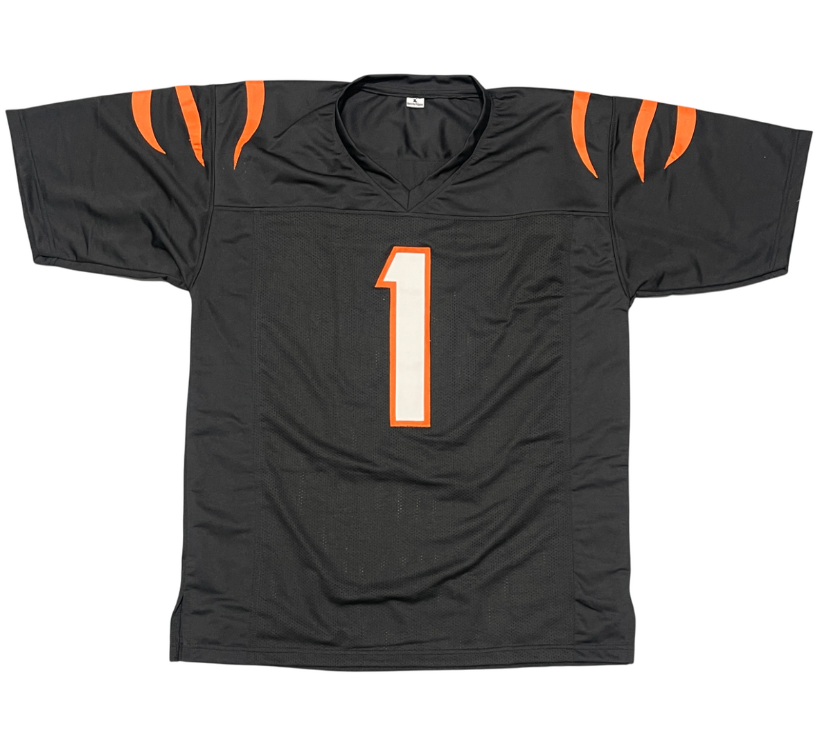 Ja'Marr Chase Signed Cincinnati Bengals Custom Black Jersey Beckett BAS COA