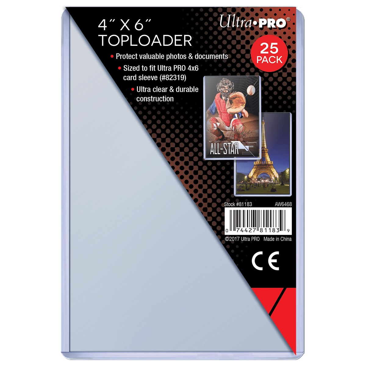 4" x 6" TOPLOADER® Sleeves (25ct)