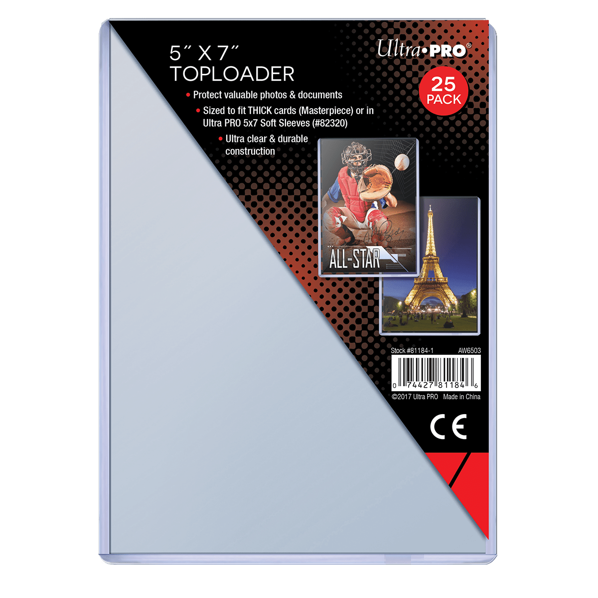 5" x 7" TOPLOADER® Sleeves (25ct)