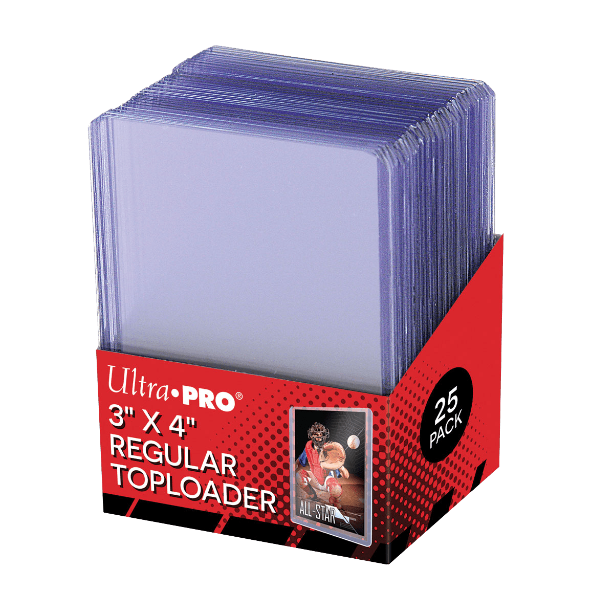 3" x 4" Clear Regular TOPLOADER® Sleeves (25ct) for Standard Size Cards