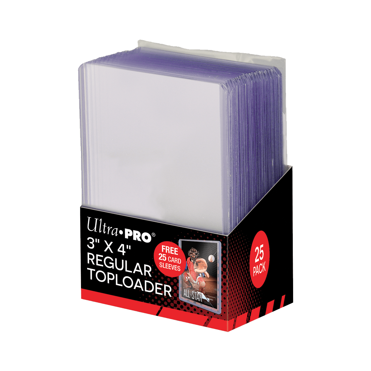 3" x 4" Clear Regular TOPLOADER® Sleeves and Soft Sleeves Bundle (25ct) for Standard Size Cards