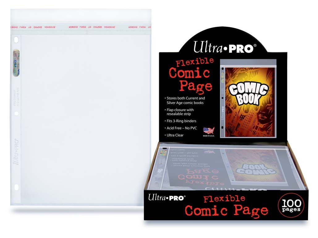 Flexible Current and Silver Age Size Comic Pages (100ct)