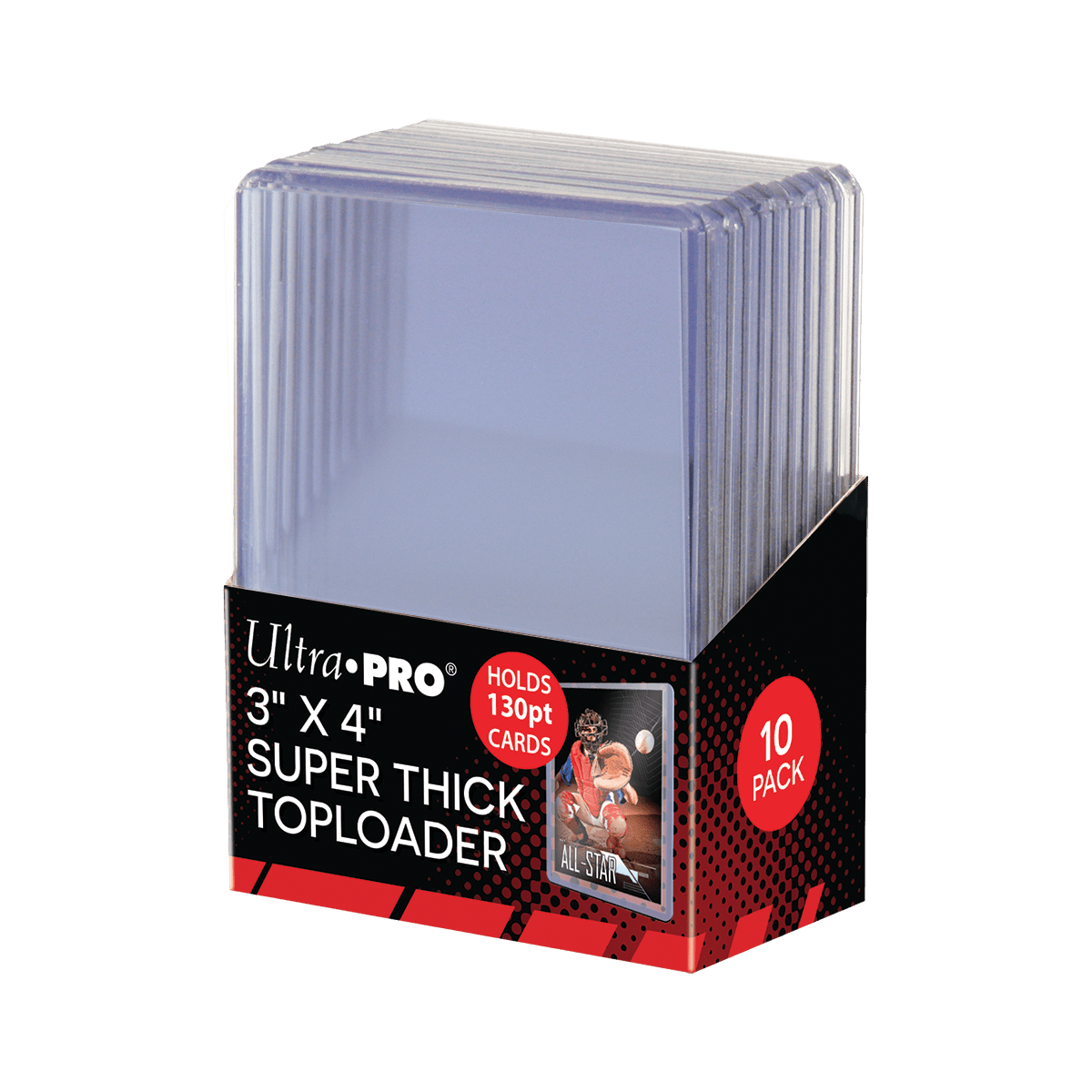 3" x 4" Super Thick 130PT TOPLOADER® Sleeves (10ct)