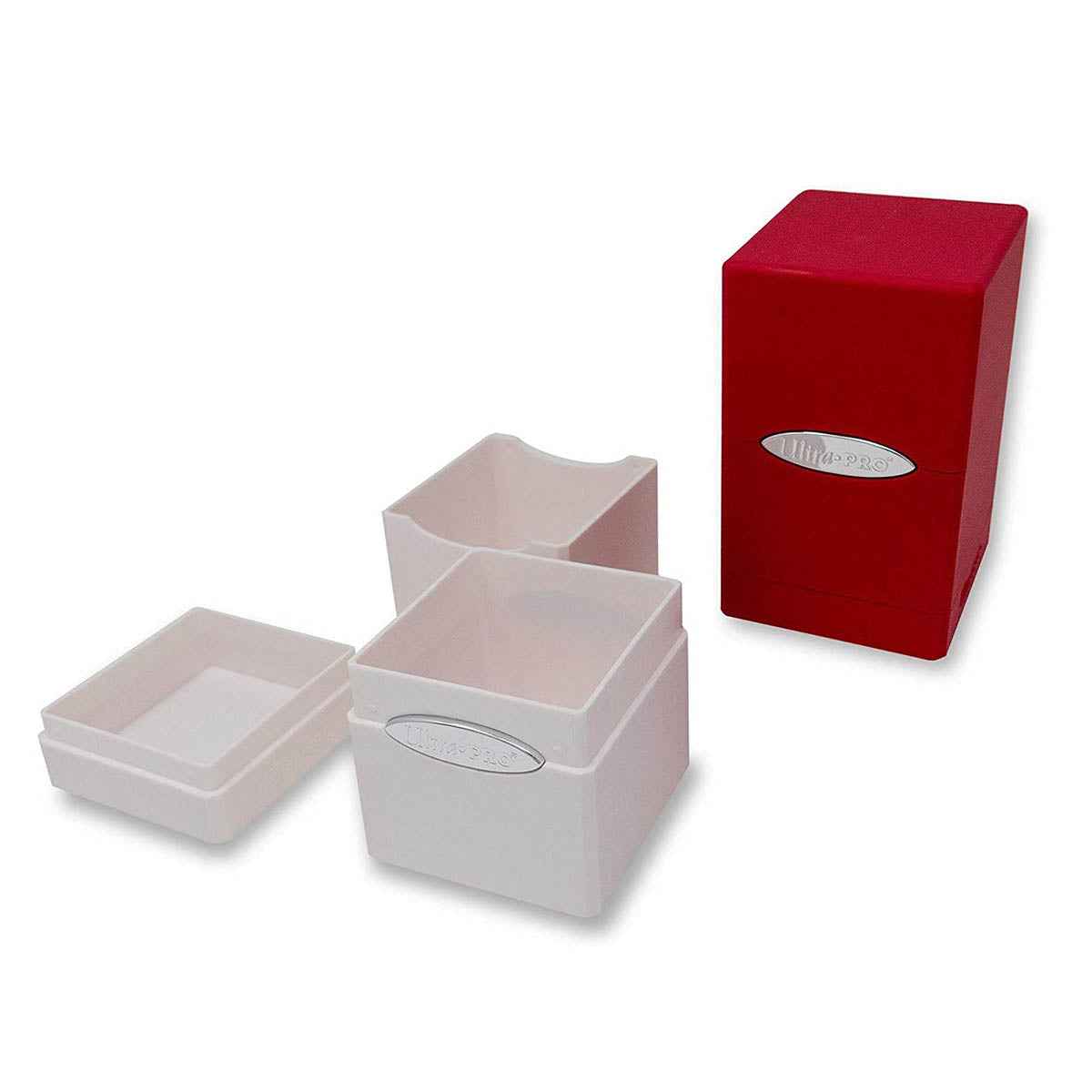 Red &amp; White SATIN® Tower DECK BOX® Bundle (2ct)