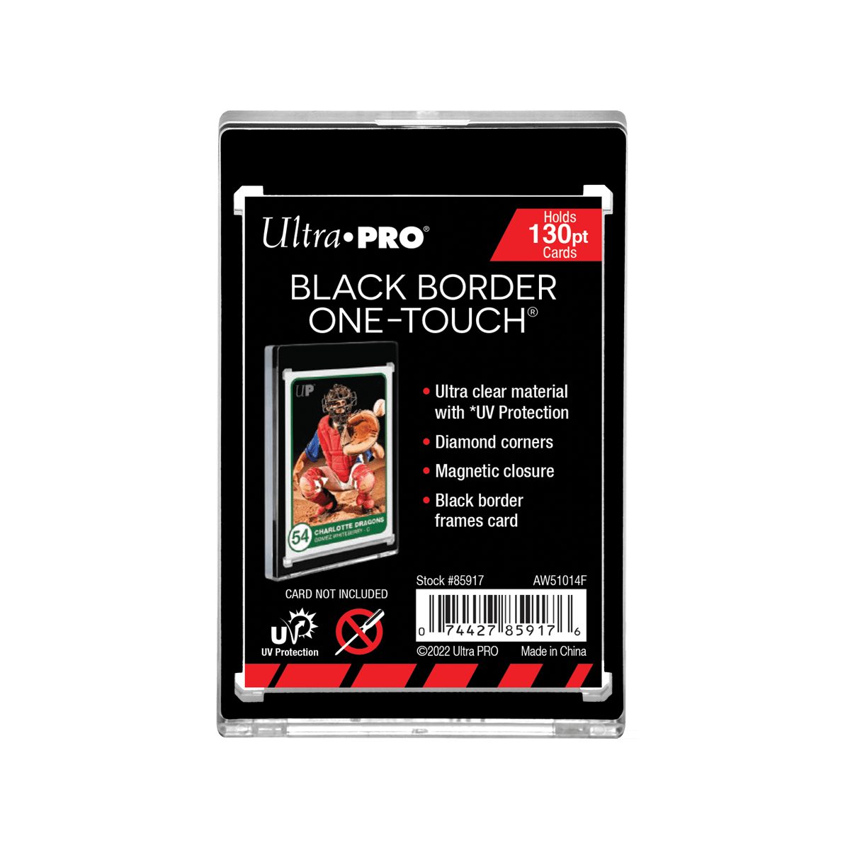 130PT Black Border ONE-TOUCH® Magnetic Holder
