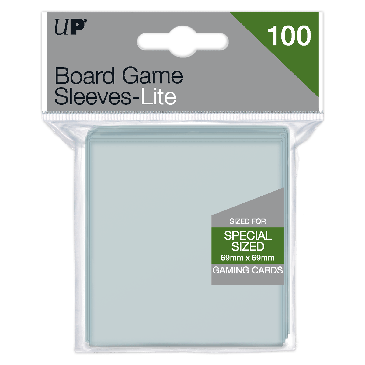 Special Sized Lite Board Game Sleeves (100ct) for 69mm x 69mm Cards