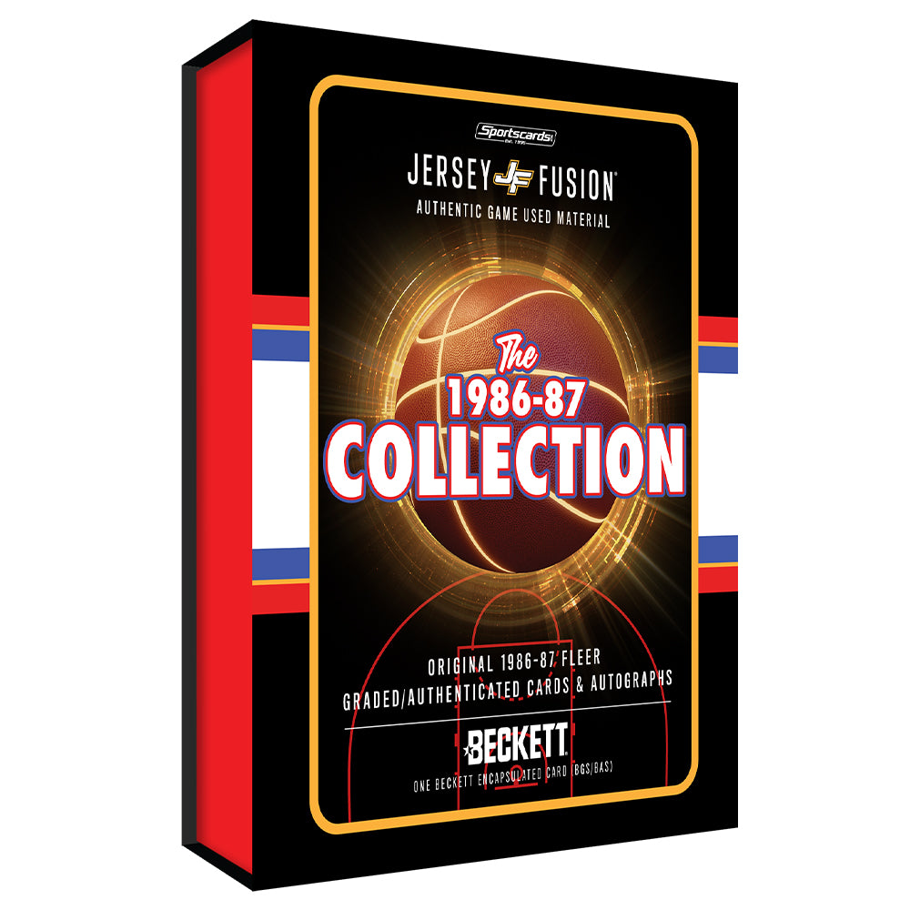 Jersey Fusion: The 1986-87 Collection FINALE Box - (1) BAS/BGS Card Per Box