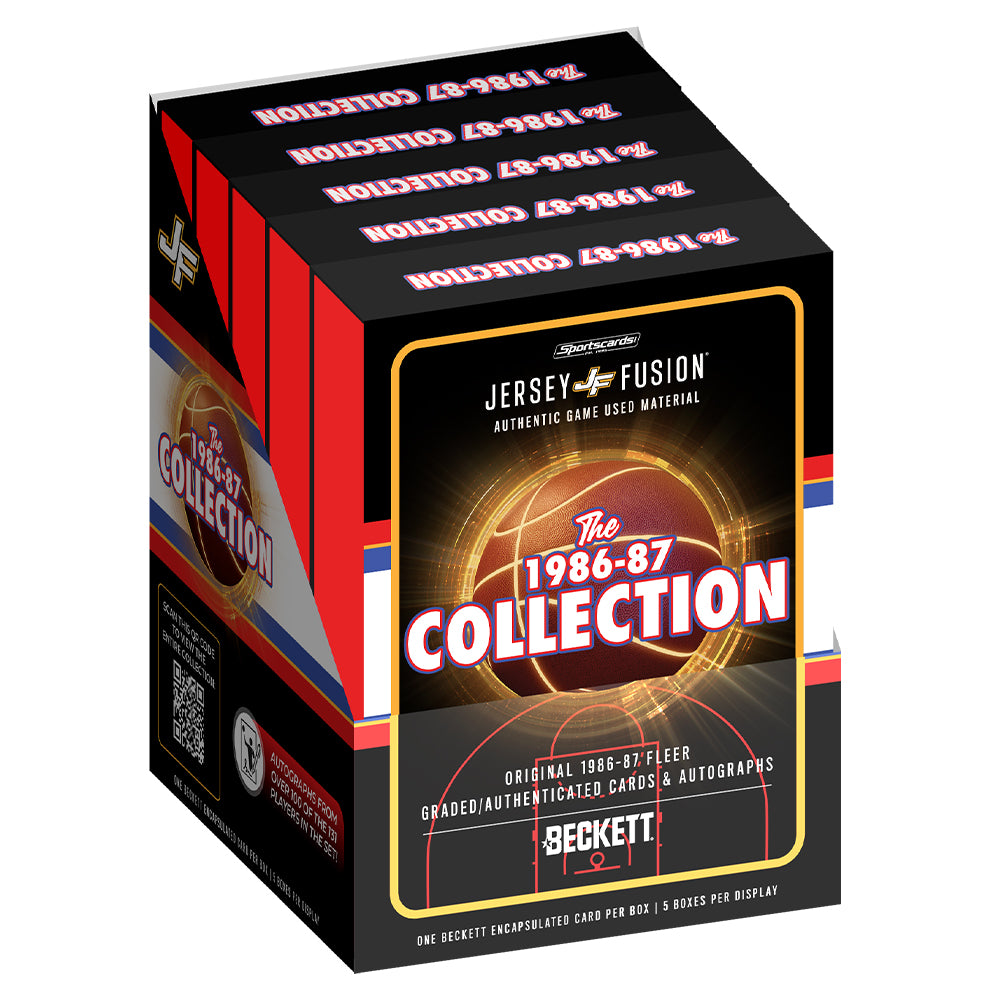 Jersey Fusion: The 1986-87 Collection Display - (5) Sealed Boxes