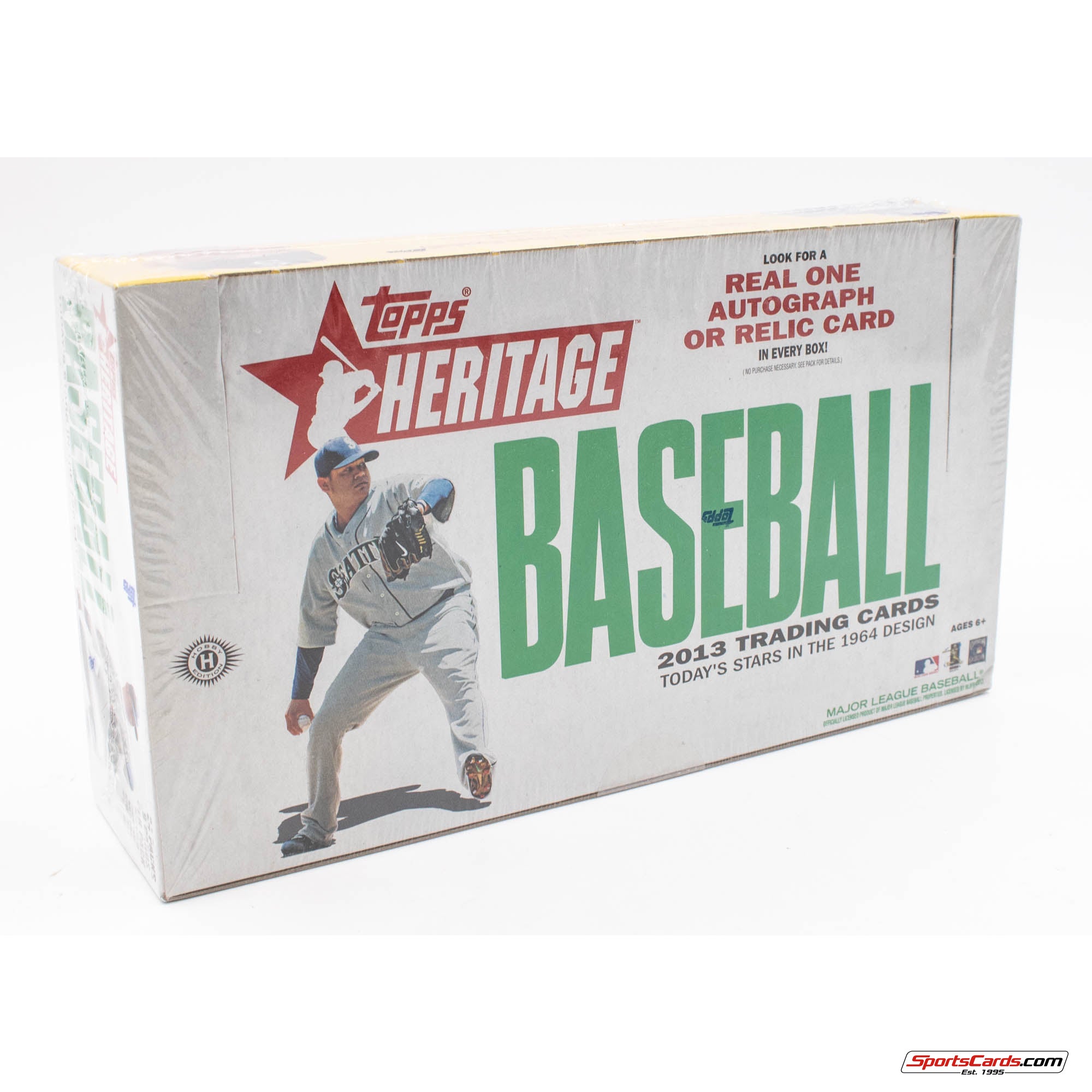 2013 Topps Heritage Baseball Hobby Box - 1 Auto or Relic Per Box