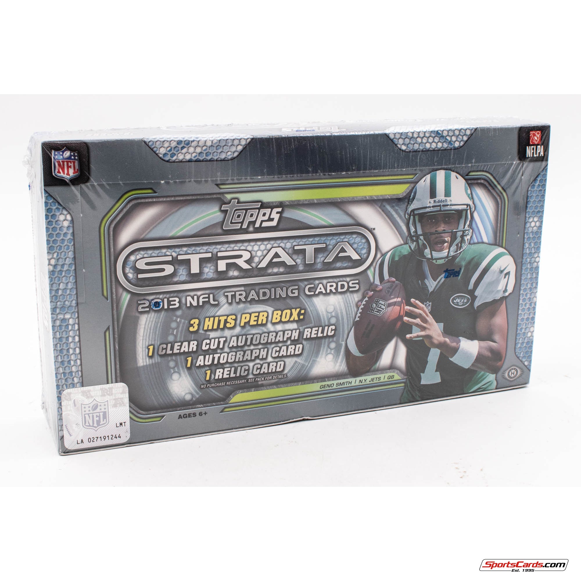 2013 Topps Strata Football Factory Sealed Hobby Box - 2 Autos Per Box!