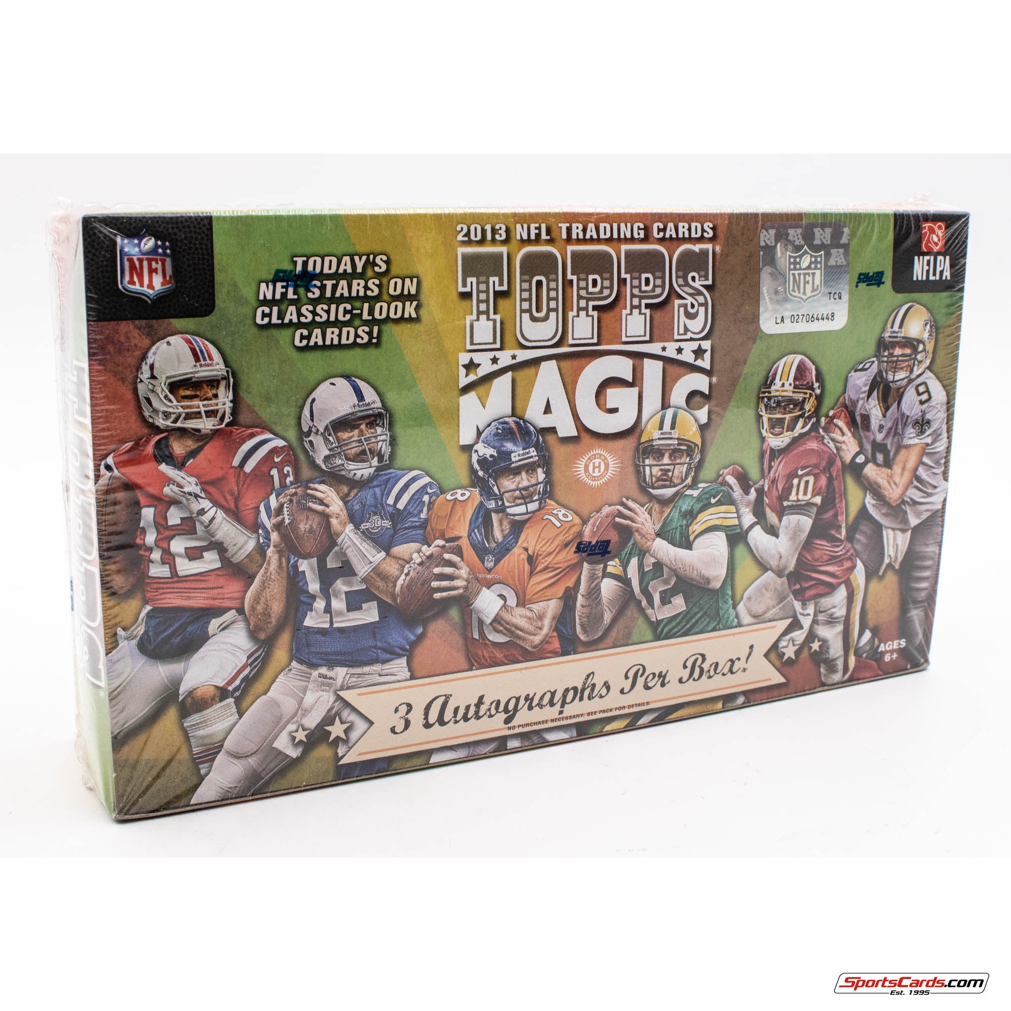 2013 Topps Magic Football Factory Sealed Hobby Box - 3 Autos Per Box!